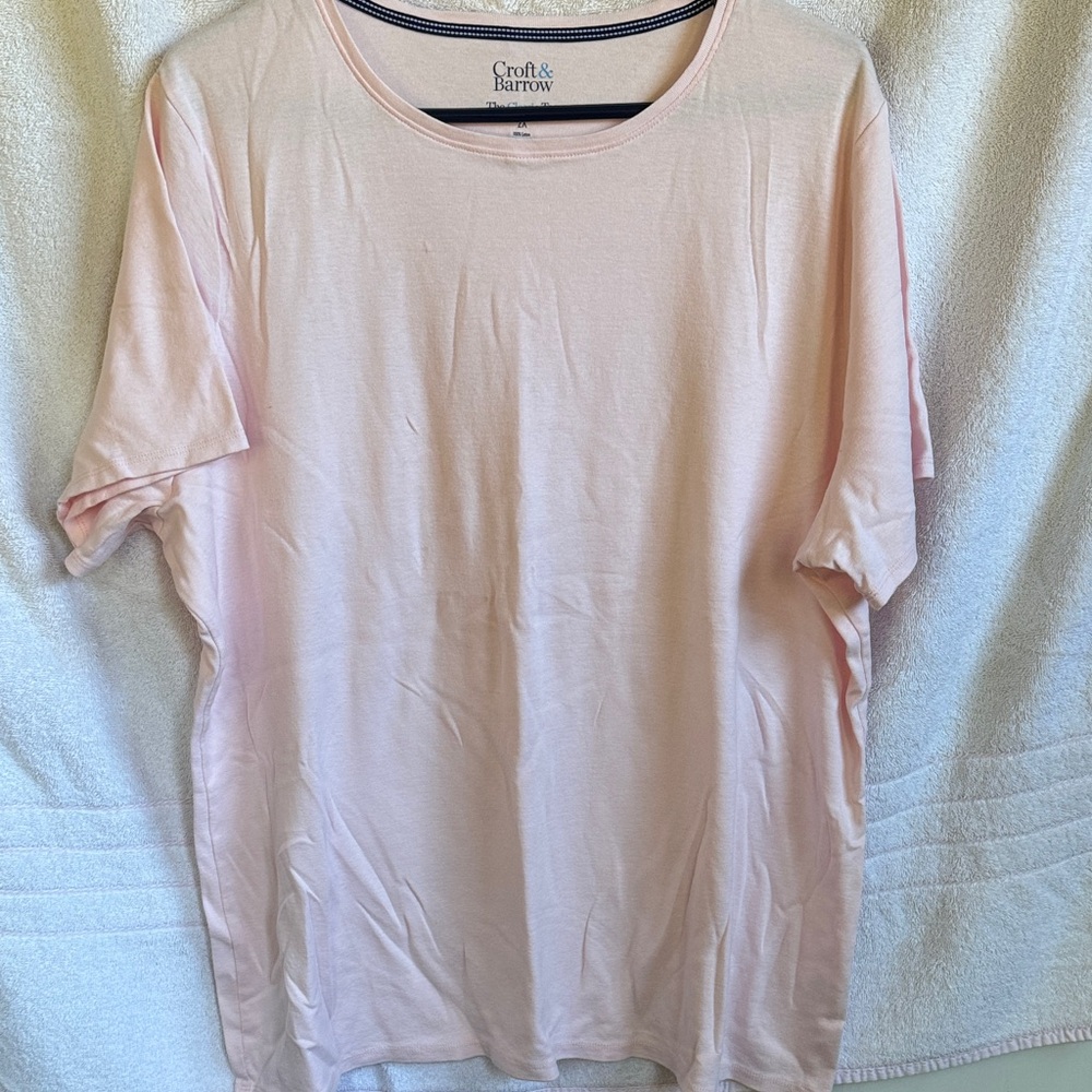 Croft & Barrow womens Pink T-Shirt